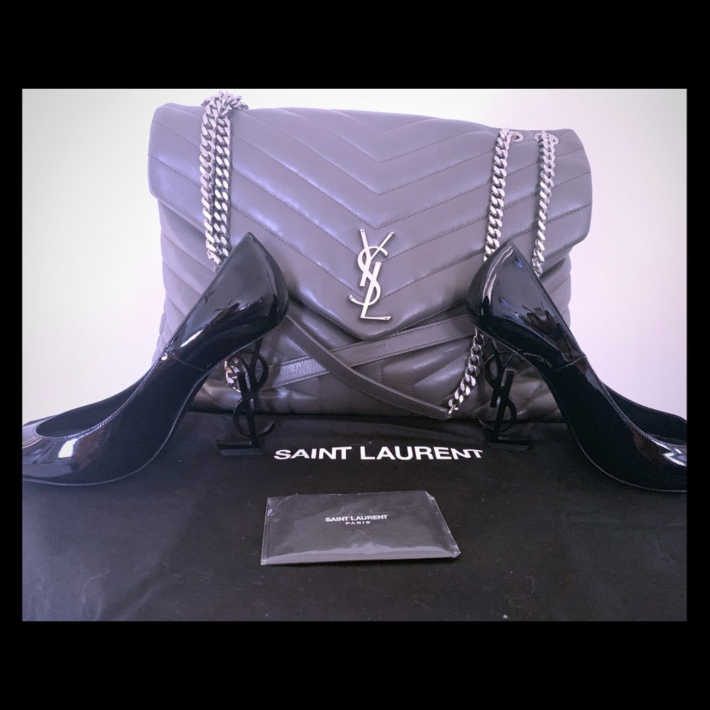 Saint Laurent Lou Lou crossbody chain shoulder bag